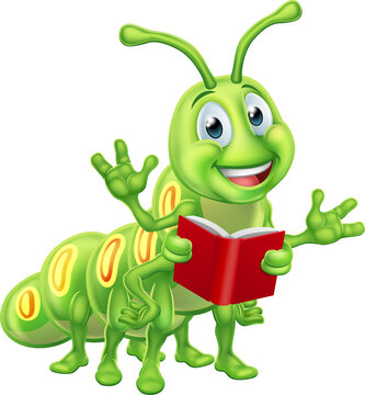 Caterpillar Bookworm Worm Reading