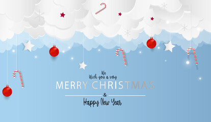 Christmas and winter background