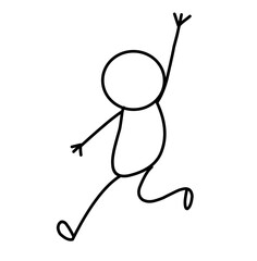 Fototapeta premium Doodles people doing Activities