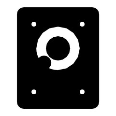 Hard Disk Vector Icon