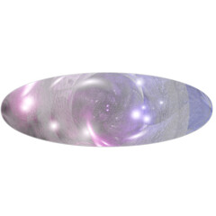 Abstract transparent oval border element.