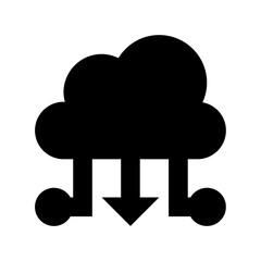 Cloud Network Vector Icon