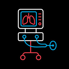 ICU ventilator medical therapy lungs ventilation