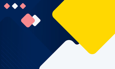 abstract background with 3d elements in yellow-orange tones