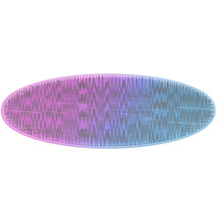 Abstract transparent gradient border element.