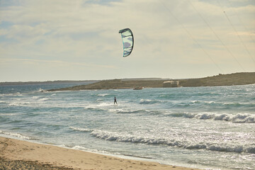 Skaysurf, kite surfing, parapente, vela, viento, aire