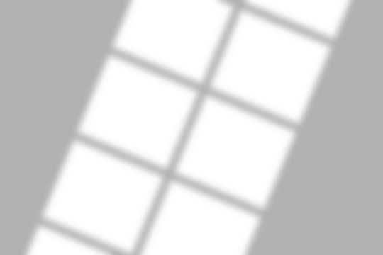 Drop shadow of a window on a wall. Photorealistic transparent shadow overlay.