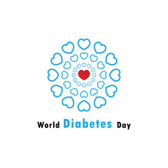 world diabetes day template design