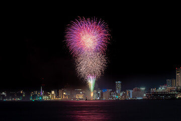 わっしょい百万夏まつり前夜祭花火大会2022