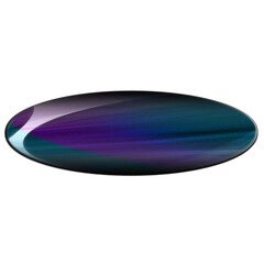 Abstract transparent oval border element.