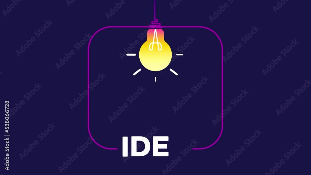 Aufkleber quick tips badge with light bulb and speech bubble. trendy flat animation on white background