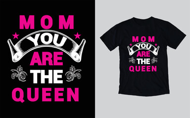 Happy Mother's typography t-shirt design, Happy mother's day