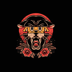 cute inside tattoo vector design