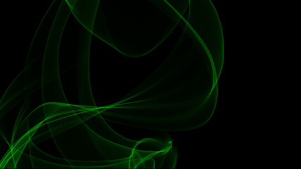 Green smoke background