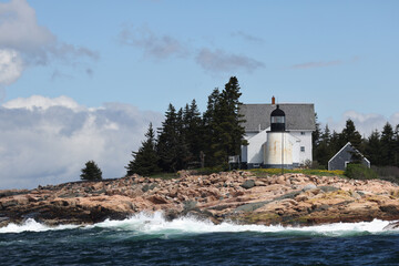 Winter Harbor Light in Maine