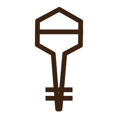 dart field game sport outline icon