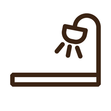 recommend clip art: modern shower water outline icon