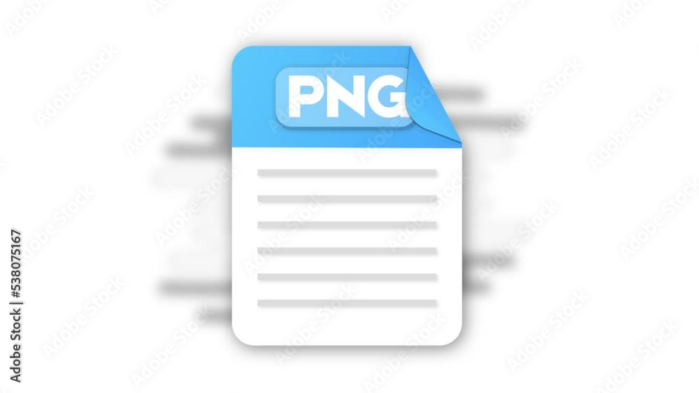 Poster png file icon. flat design graphic. animation png icon. motion design isolated on white background