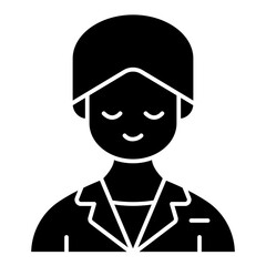 reception solid icon