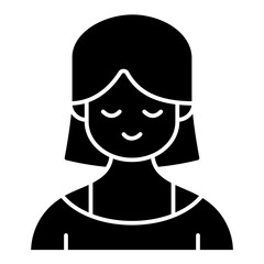 woman solid icon