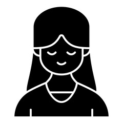 woman solid icon