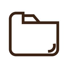 information print sheet outline icon