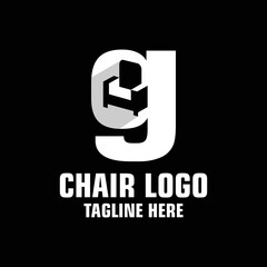 Fototapeta premium Letter G Sofa Logo Design Template Inspiration, Vector Illustration.