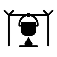 cook glyph icon