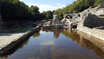 Albania, Butrint National Park is a protected natural area, it includes the archaeological site of Butrint and protects the city and the surrounding landscape.