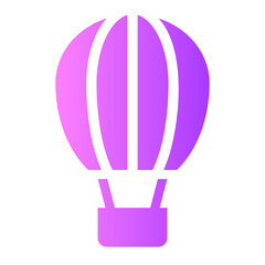 Obraz premium air ballon gradient icon