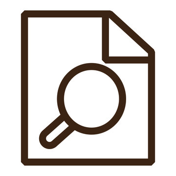 recommend clip art: folder paper search zoom outline icon