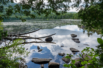 Owen Pond, Lake Placid Area, Adirondack Region, New York, USA.