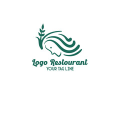 Logo coffee shop and restaurant or food and drink design company