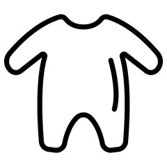 baby clothes icon