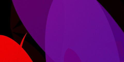 玉簾をモチーフにした抽象的な背景画　紫と赤