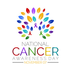 Vector illustration on the theme of Cancer awareness day observed each year during November banner, Holiday, poster, card and background design.