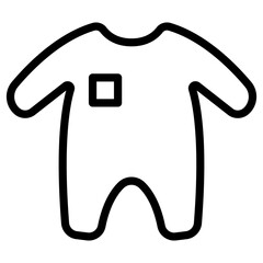 baby clothes icon