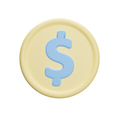 3d Rendering Coin Payment