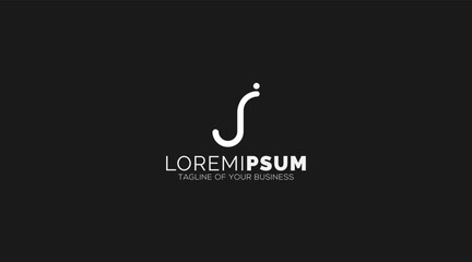 Fototapeta premium Letter J logo icon design template elements 