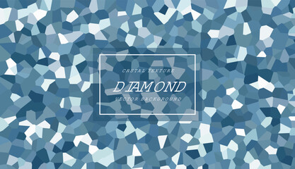Diamond Crystal Texture Vector Background