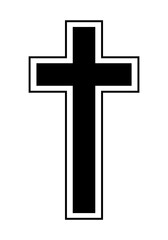 Simple Christian Cross PNG Image