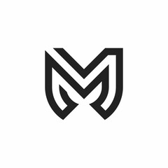 simple B and K initials logo