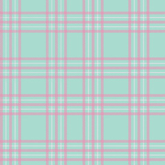 Seamless tartan plaid pattern in Blue, Pink Color.