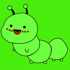 cartoon caterpillar