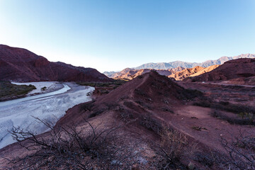 Rio de las Conchas river and Quebrada de Cafayate, Salta, Argentina, South America 