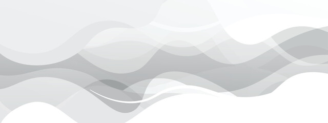 White abstract Background design. Wave gradient design style. Space concept. landing page.