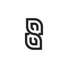 simple S initials logo