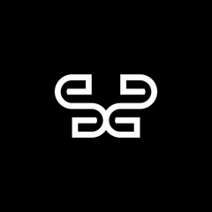 Obraz premium simple S and S initials logo