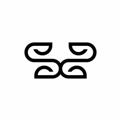 simple S and S initials logo