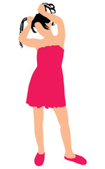 Beautiful young woman